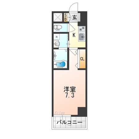 南田辺駅 徒歩6分 2階の物件間取画像